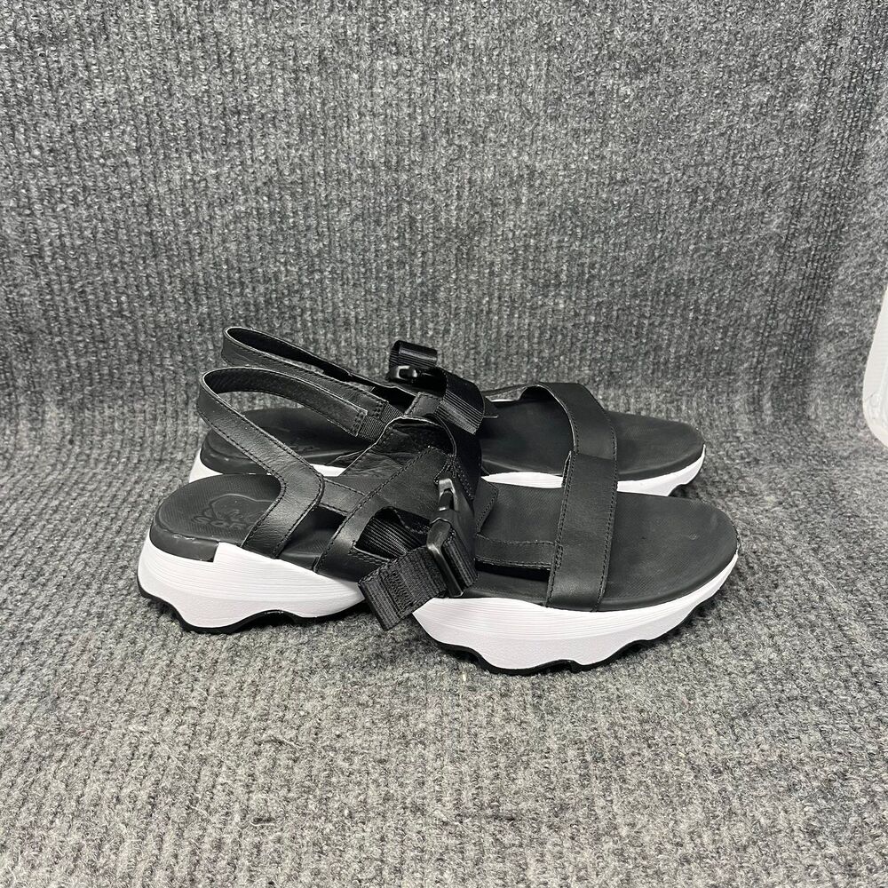 Sorel Black and White Women's Sandals
